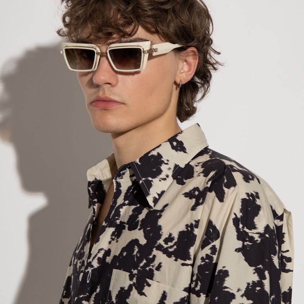 NEW BALMAIN ADMIRABLE WHITE/BROWN UNISEX SUNGLASSES BALMAIN BPS-130C - Picture 8 of 15